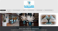 Desktop Screenshot of hotel-koelbl.de